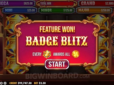 Игровой автомат Badge Blitz от Pragmatic Play